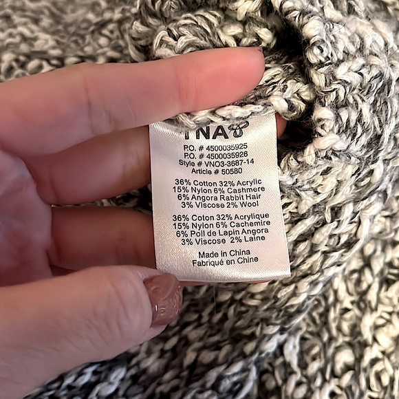 ARITZIA TNA Long Knitted Pullover Hoodie // Size XS - Picture 6 of 7